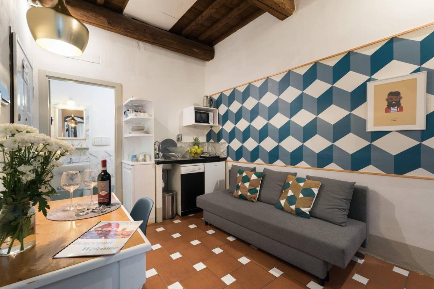 F4 - Santa Croce One Bedroom Flat 2 To 4 Guests Florence Buitenkant foto